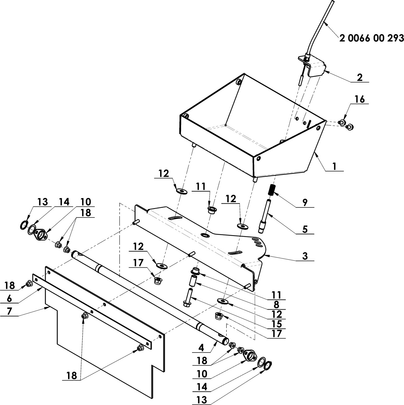 Náprava AS 60 asym úplná