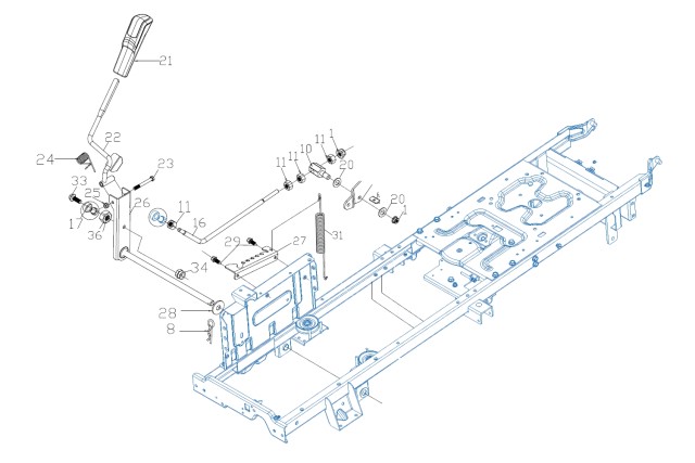 Nastavení výšky sečení 09 I